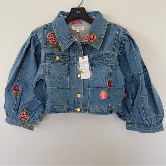 🎀 LoveShackFancy Denim Jacket - Picture 9 of 15